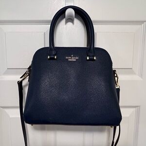 Kate Spade style navy blue purse.